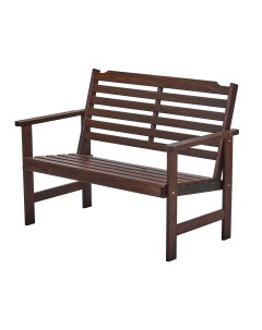 Садовая скамейка стэнхамн темно коричневый Интерлинк