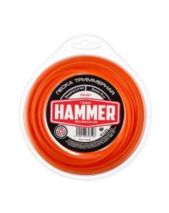 Леска для триммера прямая круг 2 4 мм 216 821 15 м Hammer