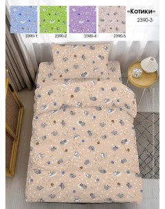 Постельное белье набор в детскую кроватку из бязи Viola