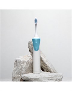 Электрическая зубная щетка luazon lp 009 вибрационная 8500 дв мин 4 насадки 2хаа синяя Luazon home