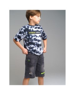 Шорты текстильные джинсовые для мальчиков City energy tween boys 12311060 Playtoday