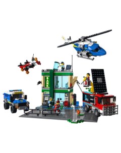 Конструктор City 60317 Лего Город Полицейская погоня в банке Lego