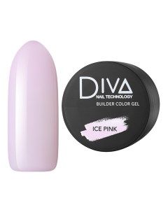 Трехфазный гель Builder Color Ice Pink Diva nail technology