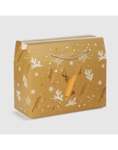 Коробка подарочная natalizia 27 5x23х12 5 см Due esse christmas