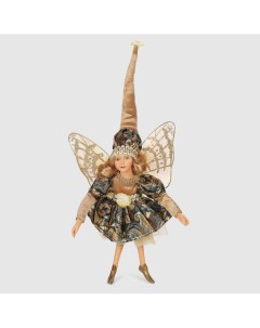 Фигура декоративная золотистая фея с мягкими ногами 35 см Sote toys