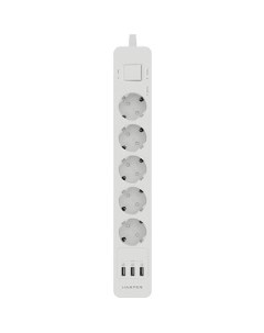 Сетевой фильтр UCH 550 White с USB зарядкой Harper