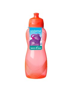 Бутылка для воды Sistema Hydrate Wave Bottle 600мл Orange 600 Hydrate Wave Bottle 600мл Orange 600
