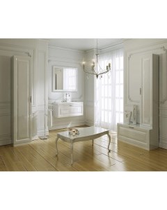 Комплект мебели белый глянец 80 см Empire Emp 01 08 W Inf 08 04 D Emp 02 10 W Aqwella 5 stars