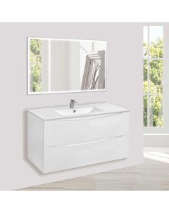 Комплект мебели белый глянец 101 5 см Mia VMC 2MC100GW VBS 13100 VLM 3VN100 Vincea