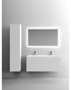 Комплект мебели белый матовый 121 см Snob T SNT120W CN7016 CI1200 Sancos