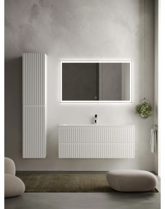 Комплект мебели белый матовый 121 см Snob R SNR120W CN7017 CI1200 Sancos