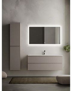 Комплект мебели серый матовый 121 см Snob R SNR120SM CN7017 CI1200 Sancos