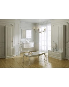Комплект мебели белый глянец 100 см Empire Emp 01 10 W Inf 10 04 D Emp 02 10 W Aqwella 5 stars