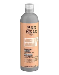 Бессульфатный шампунь для увлажнения волос Bed Head Moisture Maniac Shampoo Шампунь 750мл Tigi