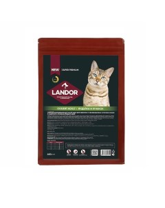 Cat Exigent Adult сухой корм для кошек привередливых к еде Индейка и ягненок 400 г Landor