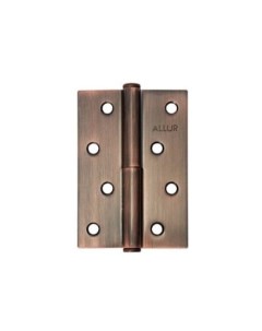 Петля врезная для деревянных дверей 100х70х2 5 мм левая L1 LH AC 1135 2 шт коробка медь Аллюр