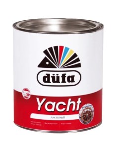 Лак Retail Yacht яхтный полуматовый алкидно уретановый для внутренних и наружных работ 0 75 л Dufa