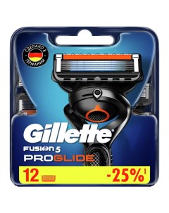 Сменные кассеты для бритв Fusion ProGlide для мужчин 12 шт Gillette