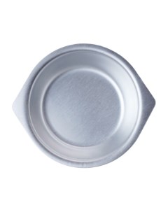 Тарелка обеденная алюминий 13 см мелкая круглая Демидово МТ 051 Scovo