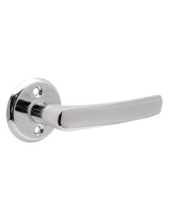 Ручка дверная H 0661 CR 27593 раздельная для фин двери алюминий Аверс