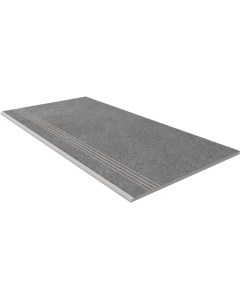 Ступень Cement Grey COG501 с насечками 30x60 Onlygres