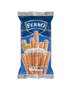 Палочки хлебные с кунжутом 110 г Ferro