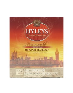 Чай черный Английский аристократический в пакетиках 2 г х 100 шт Hyleys