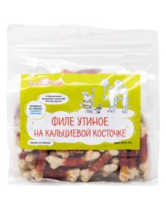 Лакомство для собак филе утиное на кальциевой косточке 500 г Dog fest