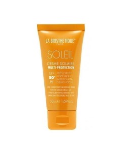 Anti age водостойкий солнцезащитный крем для лица с высокоэффективной системой SPF 50 Creme Soleil V La biosthetique (франция лицо)
