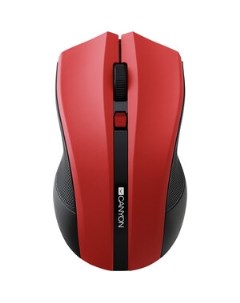 Мышь MW 5 2 4GHz wireless Optical Mouse with 4 buttons DPI 800 1200 1600 Red 122 69 40mm 0 067kg CNE Canyon