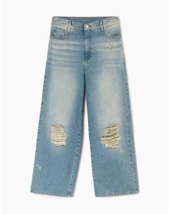 Джинсы Baggy с рваной отделкой Gloria jeans
