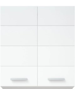 Шкаф двустворчатый 65x70 белый глянец белый матовый Денвер SD 00000561 Corozo