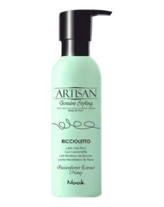 Крем для укладки вьющихся волос Artisan Riccioletto Curl Control Milk 200мл Nook