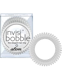 Резинка браслет для волос SLIM Crystal Clear Invisibobble