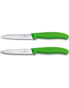 Набор кухонных ножей Swiss Classic 6 7796 L4B салатовый Victorinox