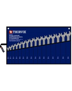 Набор ключей комбинированный CWS0016 16 предметов 6 24 мм сумка 52048 Thorvik