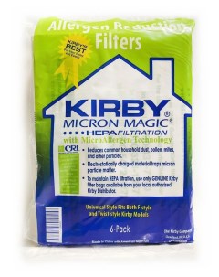 Пылесборник для пылесоса Micron Magic Allergen Reduction Filters 6 шт Kirby