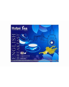 Чай черный в пакетиках Halpe English Breakfast крупнолистовой байховый 100 пакетиков Halpe tea