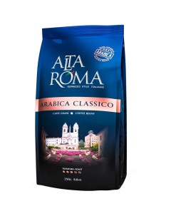 Кофе Arabica Classico в зернах 250 г Alta roma