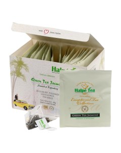 Чай зеленый со вкусом жасмина в пирамидках 2 г х 20 шт Halpe tea