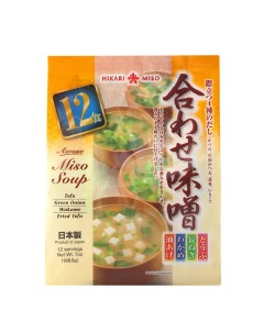 Мисо суп ассорти 12 порций 198 6 г Hikari miso