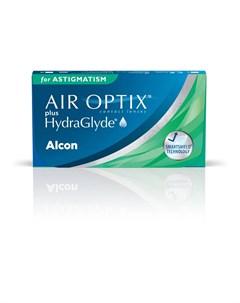 Контаткнтые линзы AIR OPTIX plus HydraGlyde Astigmatism 3 шт R 8 7 1 75 0 75 10 Alcon