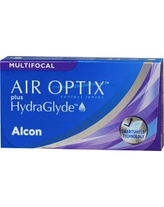 Линзы Air Optix plus Hydraglyde Multifocal 3 линзы Add Low 6 75 R 8 6 Alcon