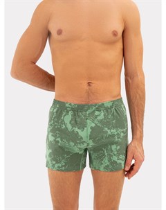 Трусы мужские шорты в зеленые с принтом Mark formelle