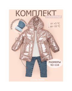 Утепленный комплект с курткой Star kidz