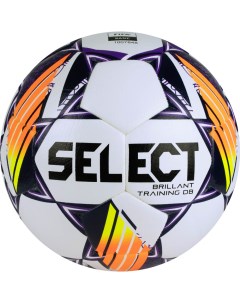 Мяч футбольный Brillant Training DB V24 0865168096 р 5 Basic 32пан ПУ гибрид сш бело оранж Select