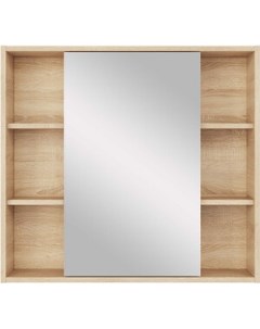 Зеркальный шкаф Тоскана 80х73 дуб сонома светлый 410 1 2 4 1 Sanstar