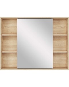 Зеркальный шкаф Тоскана 100х73 дуб сонома светлый 420 1 2 4 1 Sanstar