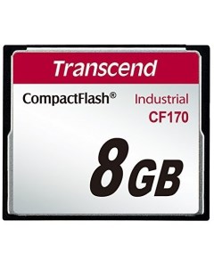 Промышленная карта памяти CompactFlash 8Gb TS8GCF170 Industrial High Speed 170X Transcend