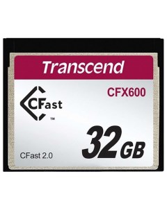 Промышленная карта памяти Cfast 2 0 32Gb TS32GCFX600 SATA3 MLC Embedded Transcend